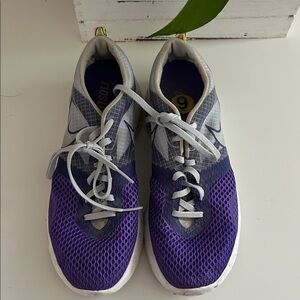 Nike Purple and Gray Athletic Shoes